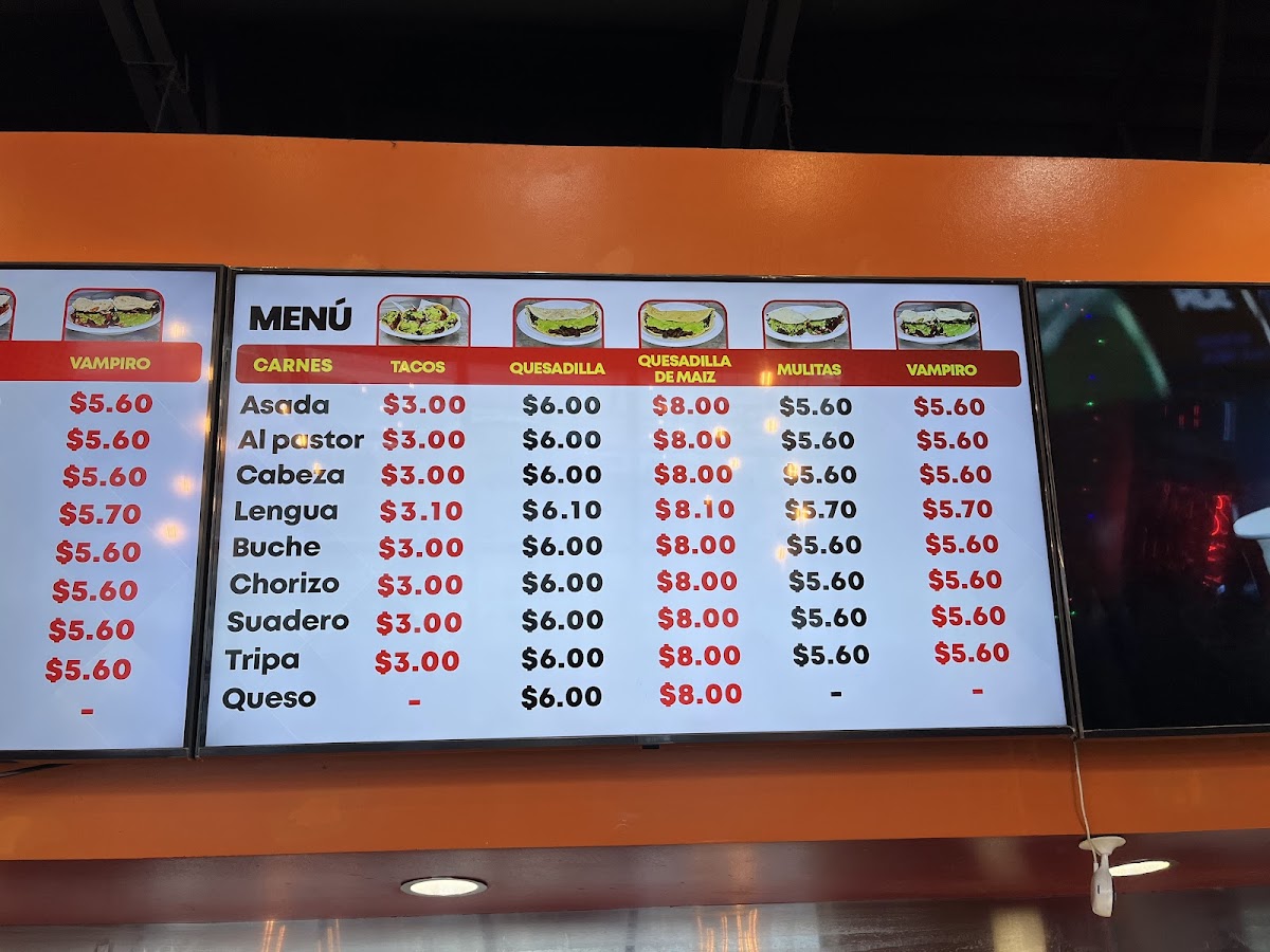 Tacos Lopez Tijuana Style Menu - Image 1